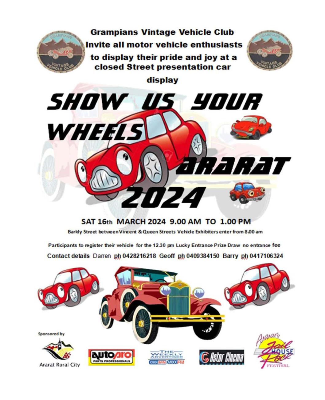 Show Us Your Wheels Ararat 2024 Ararat